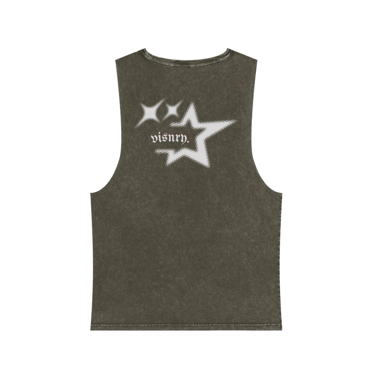 Nova stonewash cut off Tank Top