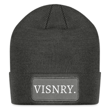 Load image into Gallery viewer, third eye Beanie. - charcoal grey
